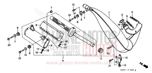 CHAMBRE D'EXPANSION CR250RW de 1998